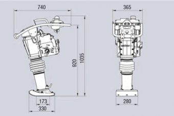 STOPA WIBRACYJNA SKOCZEK UBIJAK WEBER SRV 620 NOWY N1 - obrazek 10