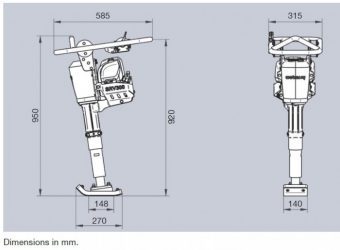 STOPA WIBRACYJNA SKOCZEK WEBER SRV 300 NOWY - obrazek 6