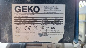 Agregat prądotwórczy generator GEKO P3000E -A/SHBA nr862 pramac - obrazek 6