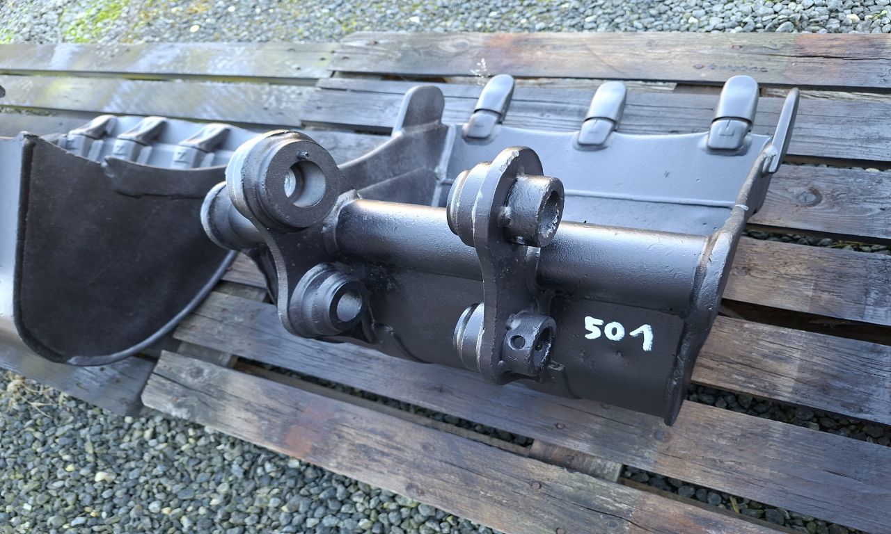 Oryginalna stalowa łyżka do minikoparki 40cm Nr.501 - obrazek 4